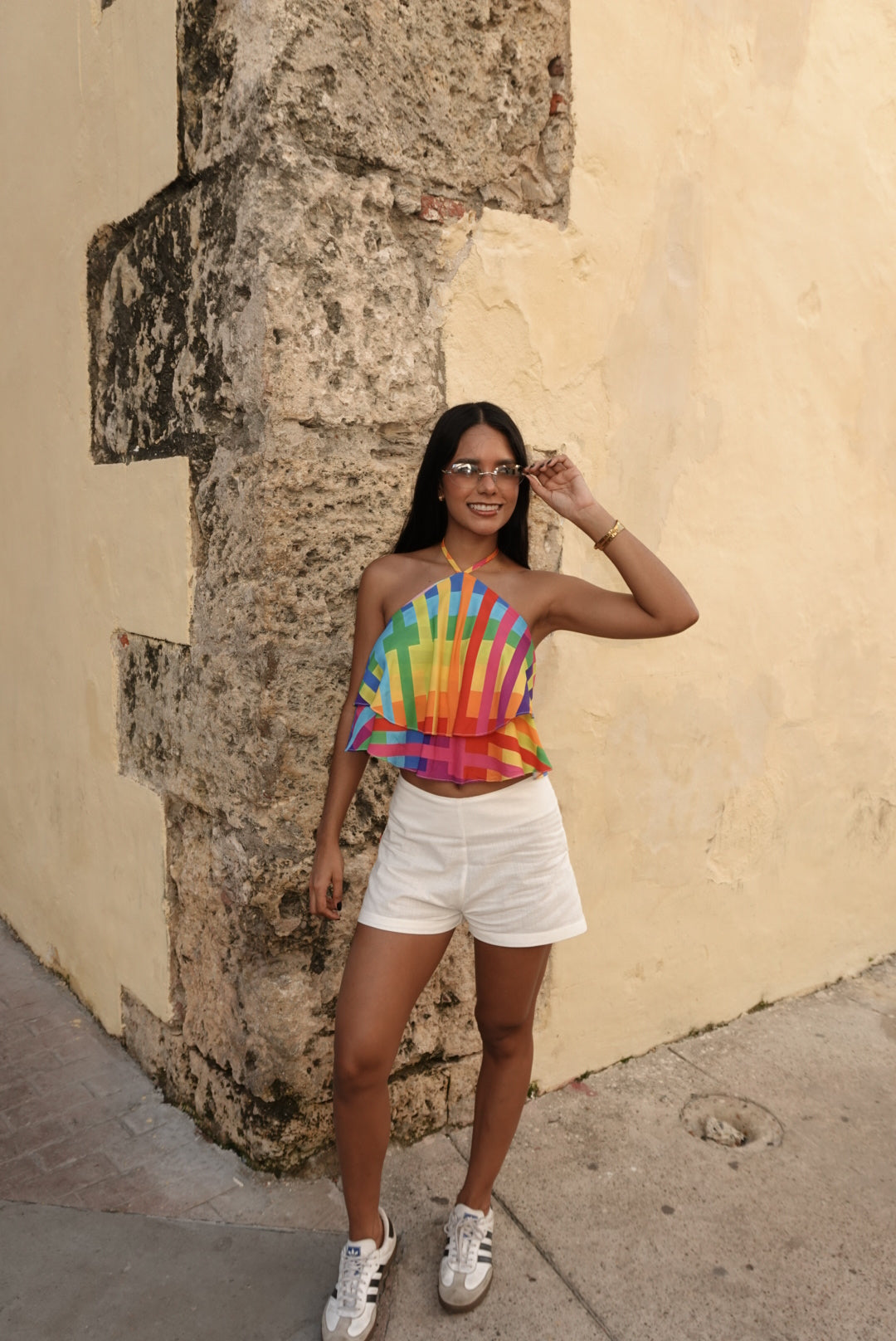 Top fantasía Multicolor