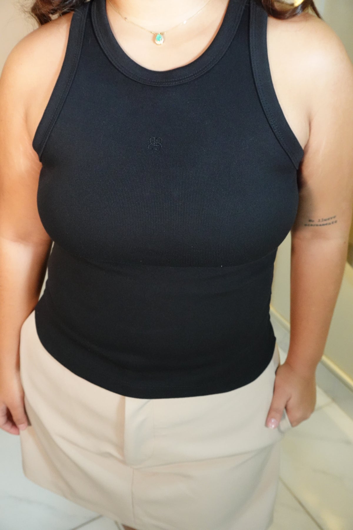 Tank Top Negra