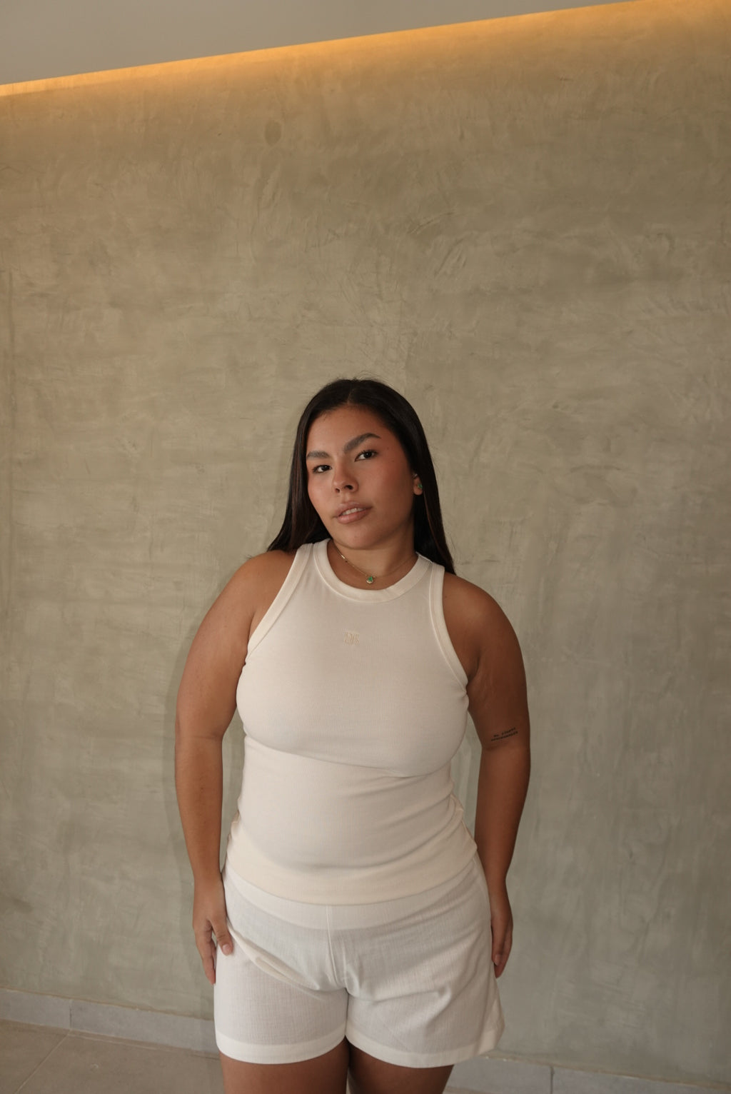 Tank top Blanco hueso
