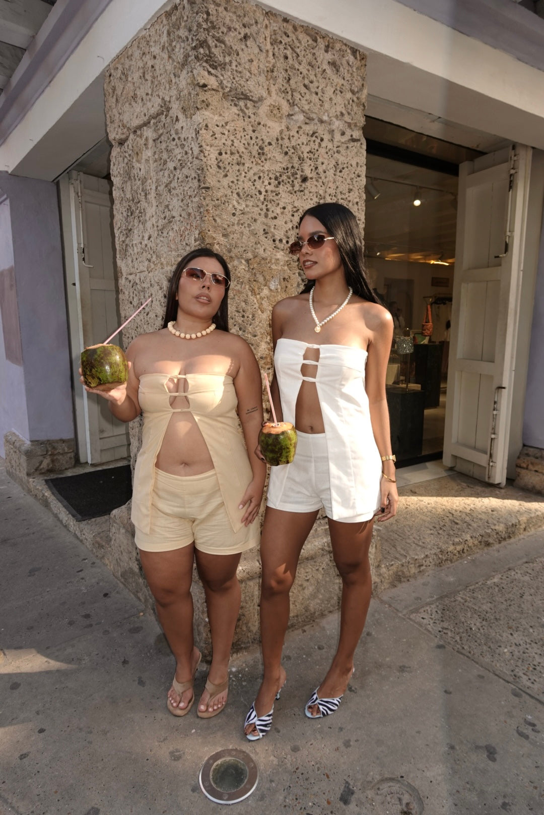 Set perla Blanco