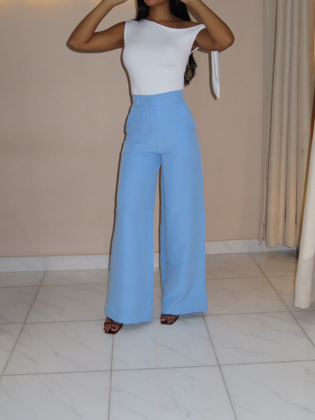 Pant Alba Azul bebé