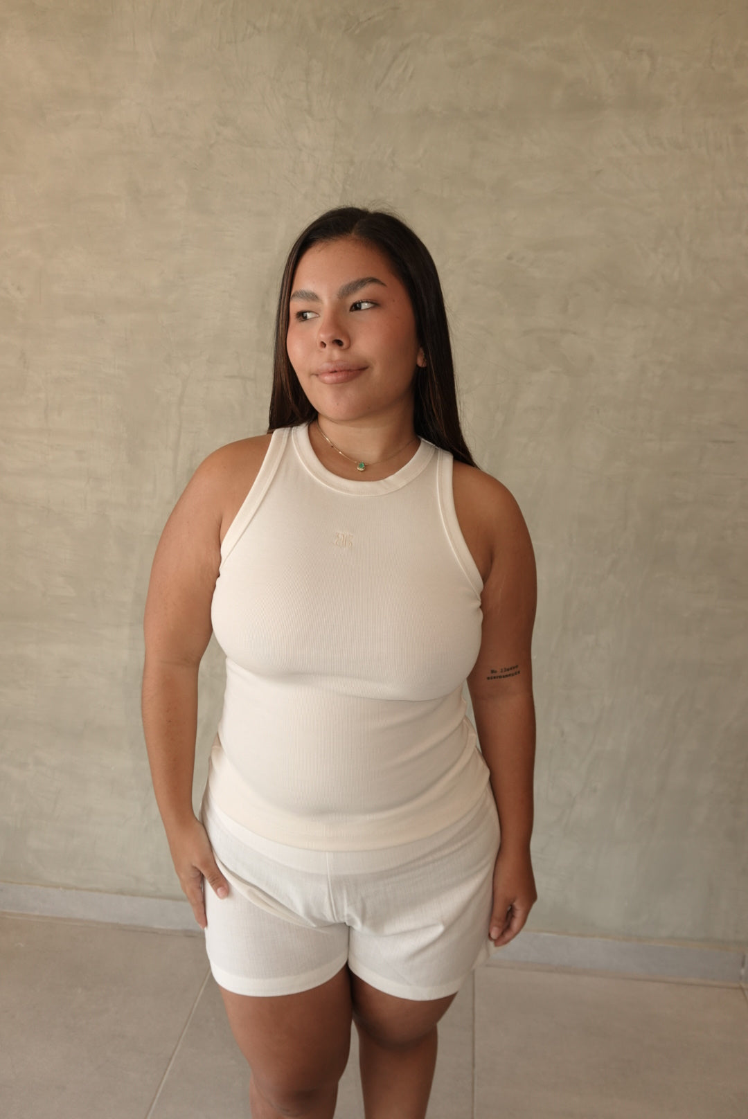 Tank top Blanco hueso
