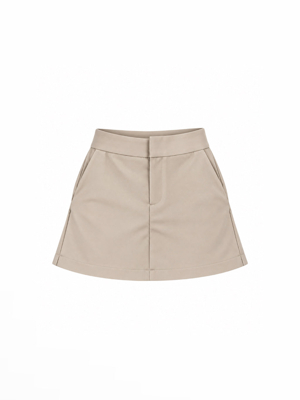 Falda Short Clasic Beige Claro