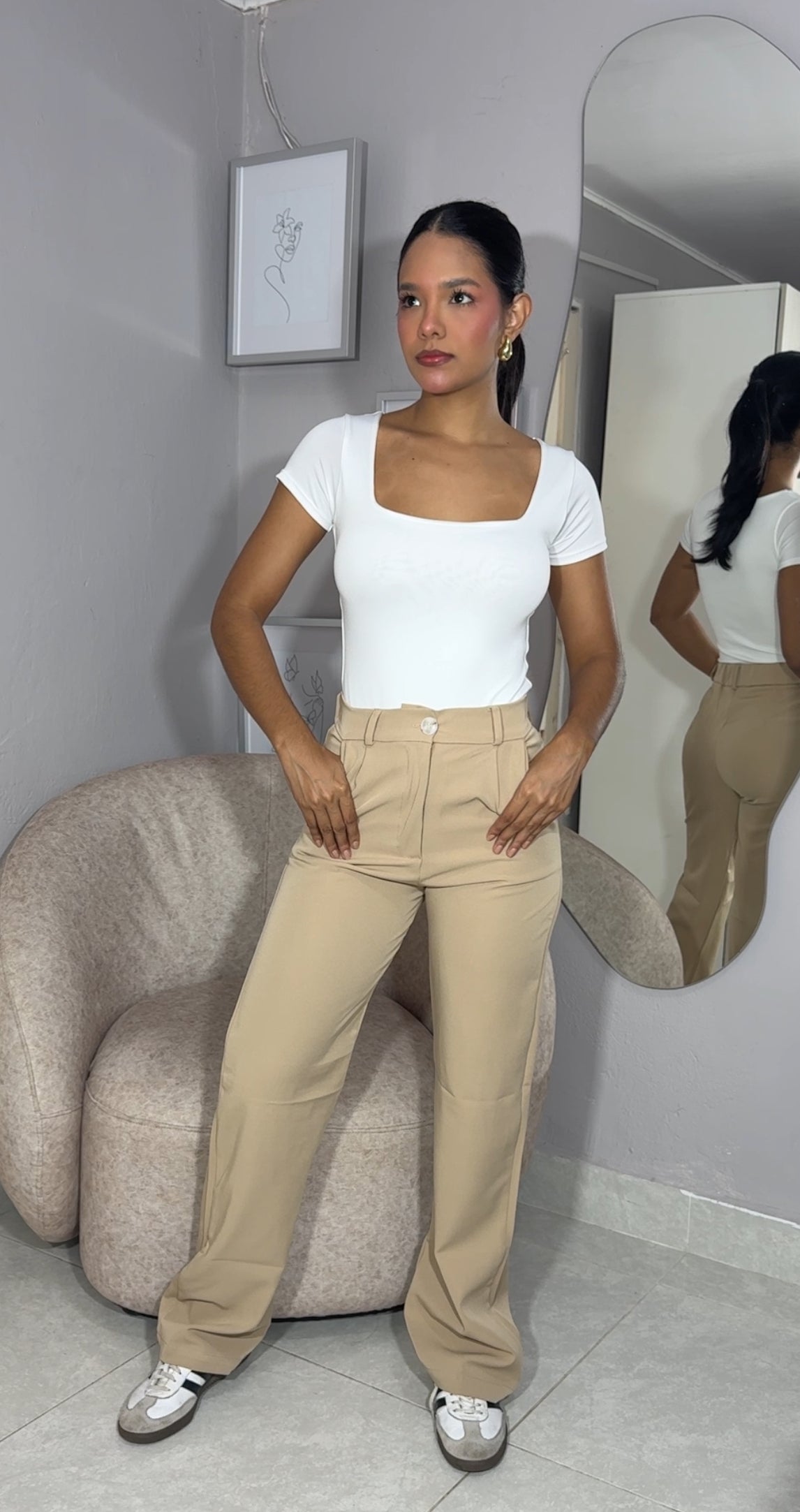 Pant Nova Beige oscuro