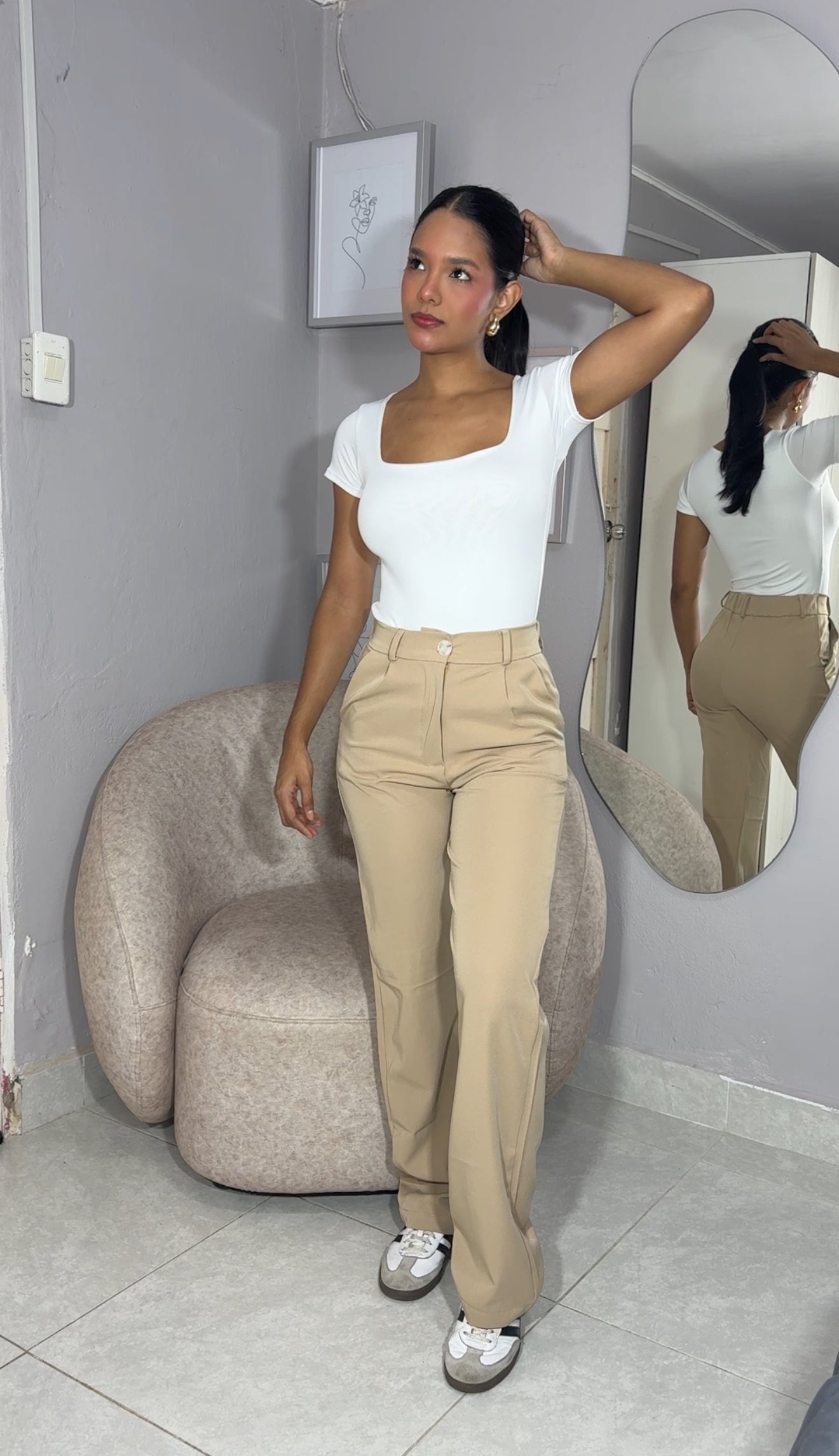 Pant Nova Beige oscuro
