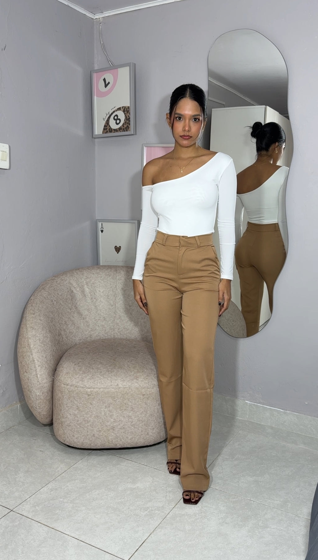 Pant clasic marron claro (SIN PINZA)