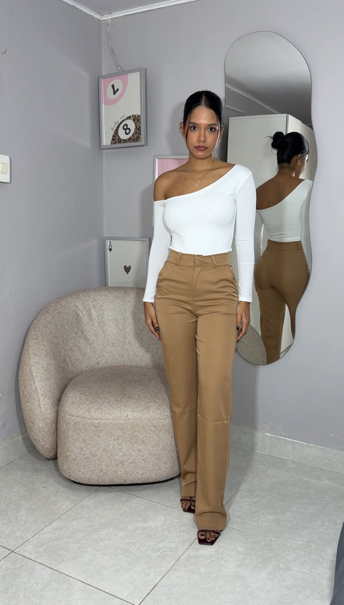 Pant clasic marron claro (SIN PINZA)