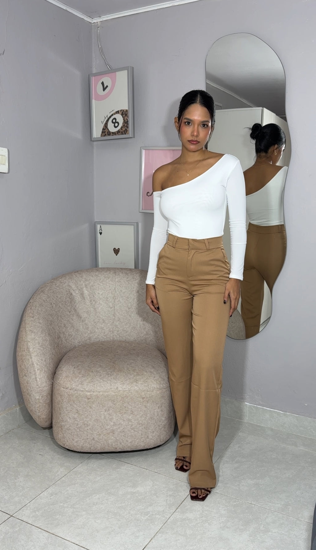 Pant clasic marron claro (SIN PINZA)