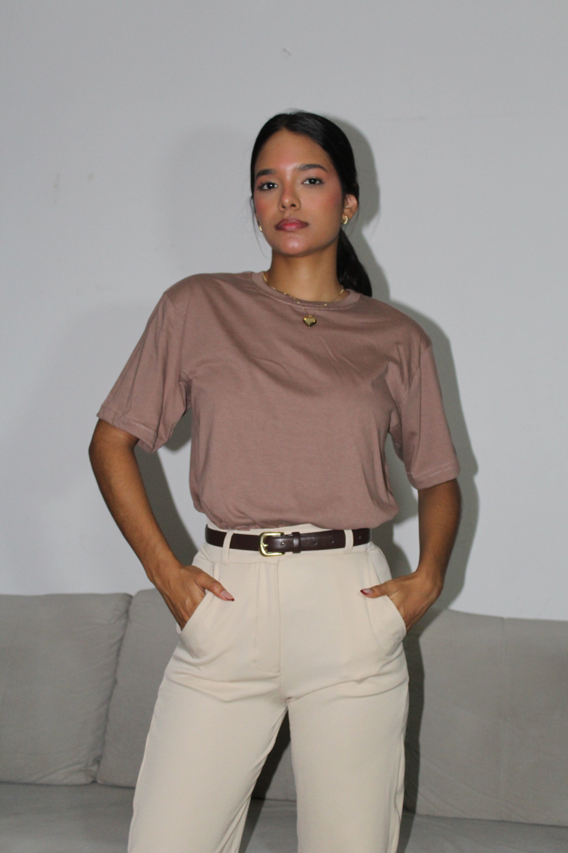 Camisa Básica Mocca