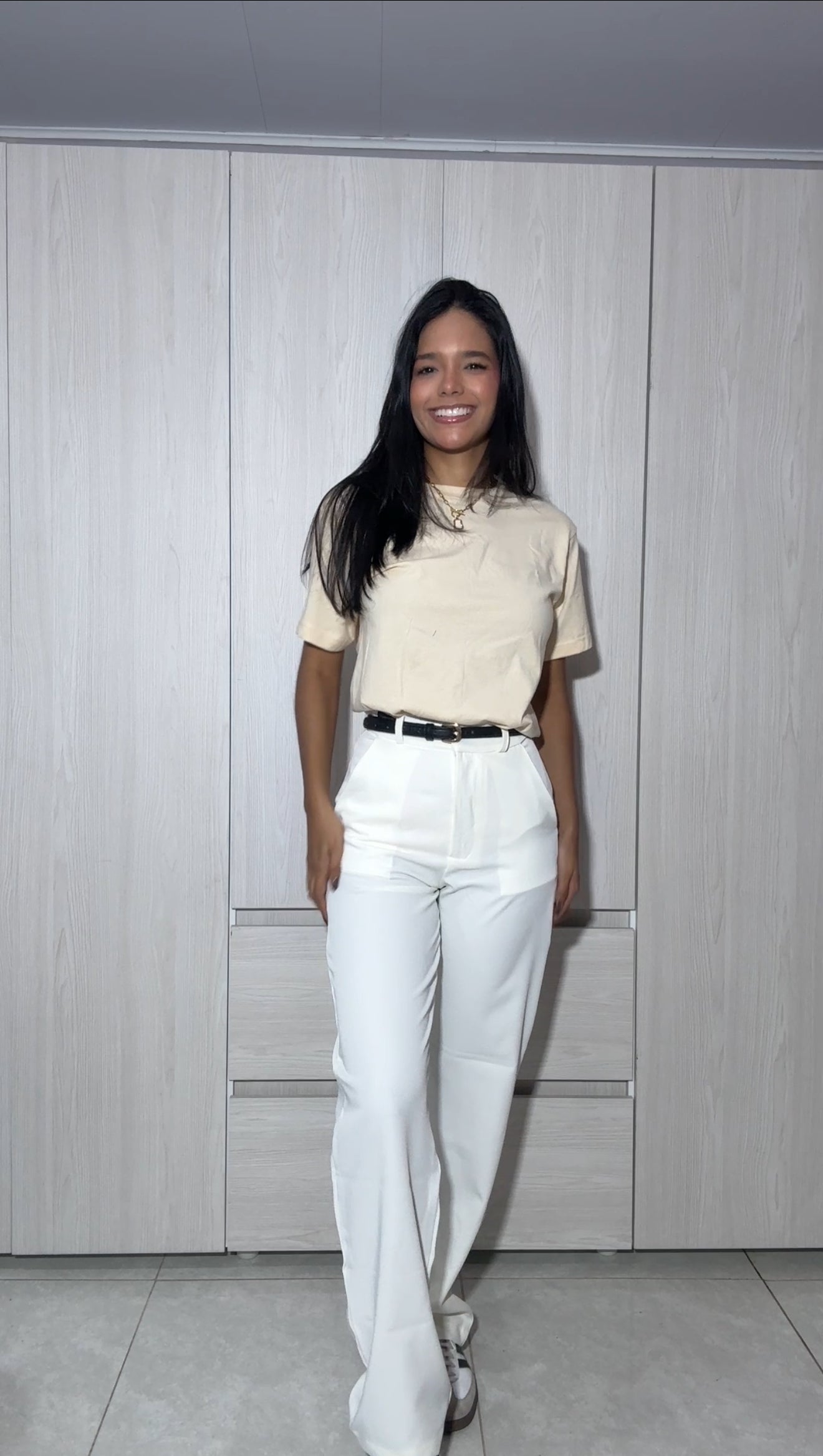 Camisa Básica Blanco Hueso