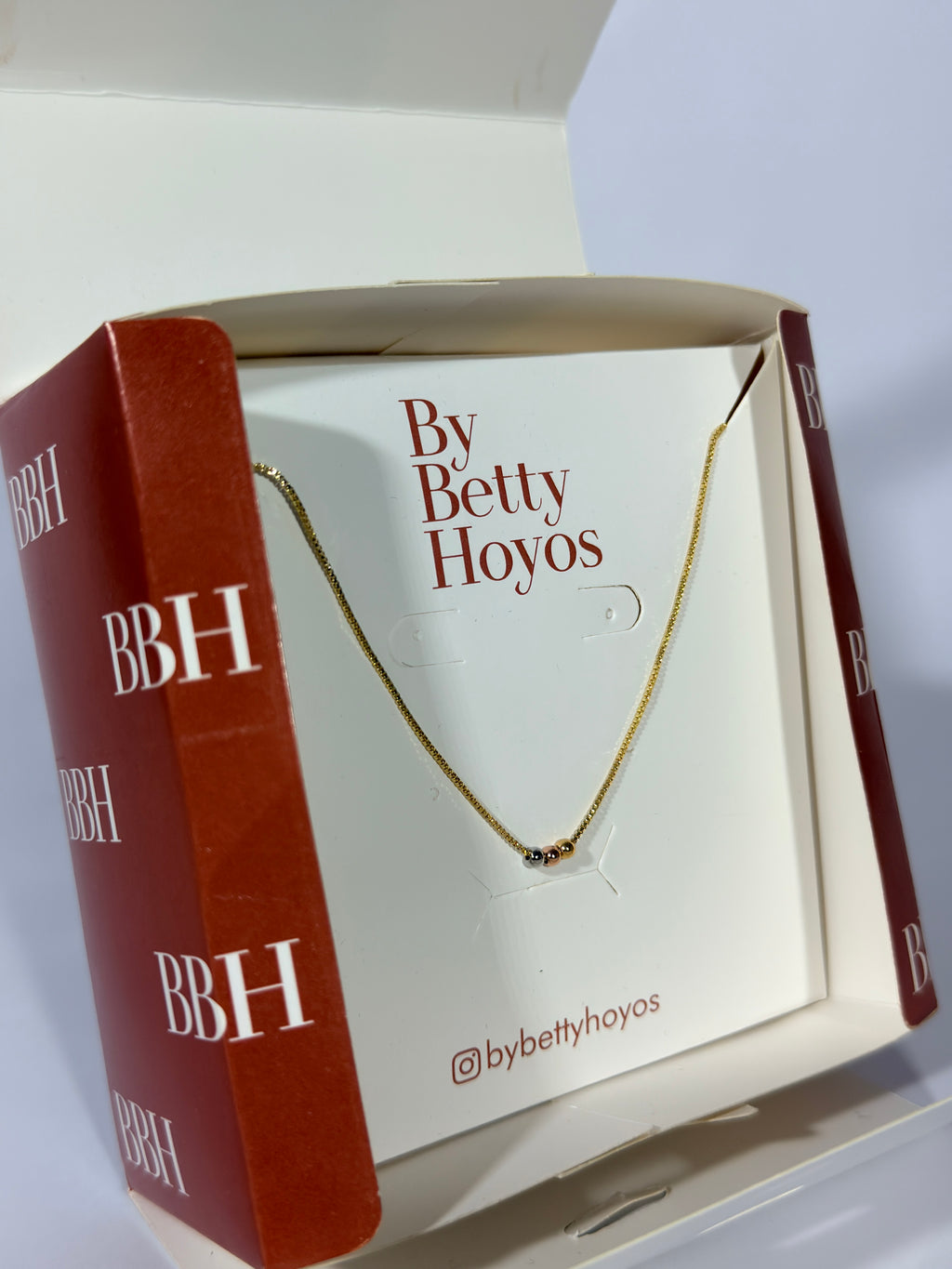 Cadena 3 perlas multicolor