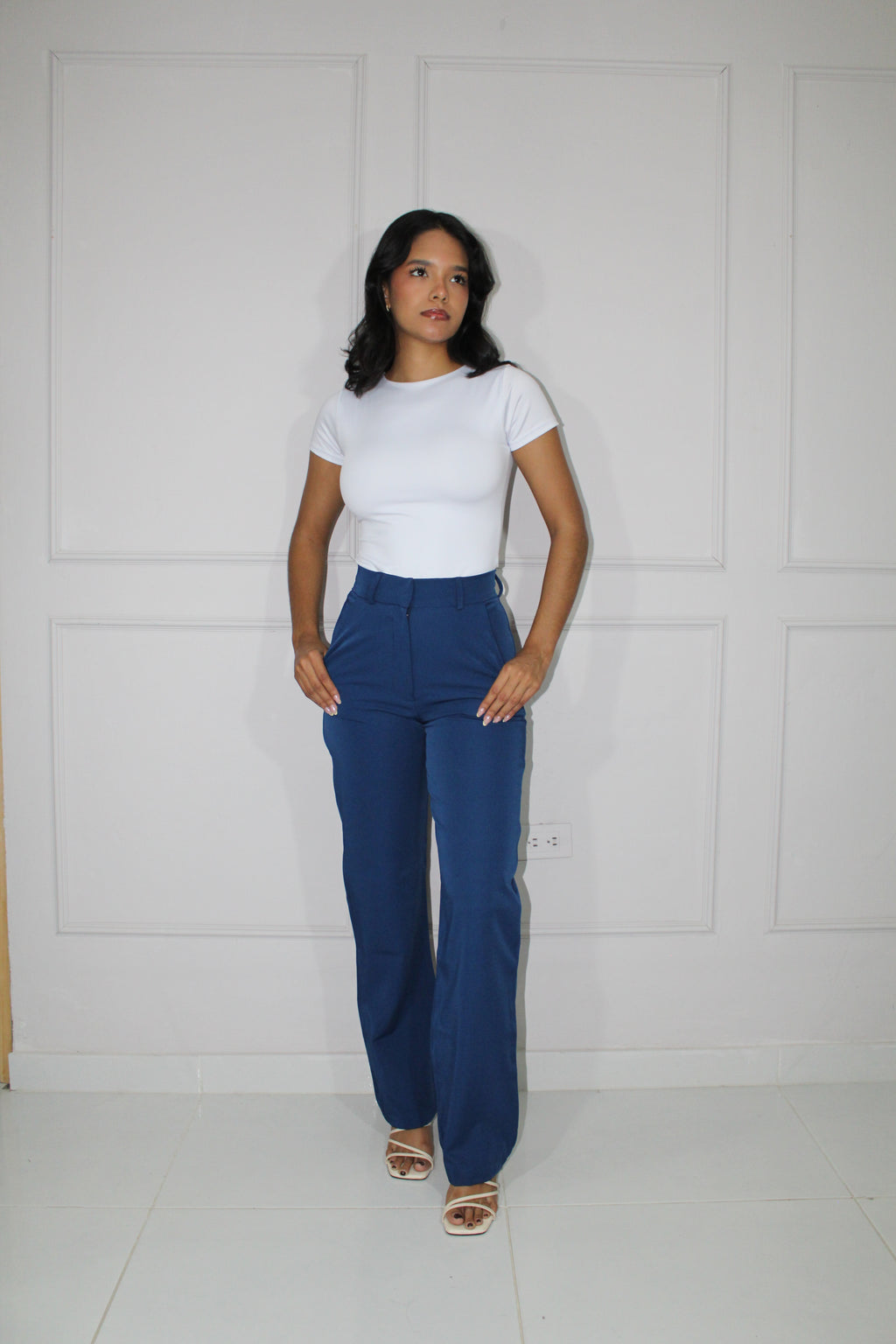 Pantalón Clasic Azul Rey (Sin Pinza)