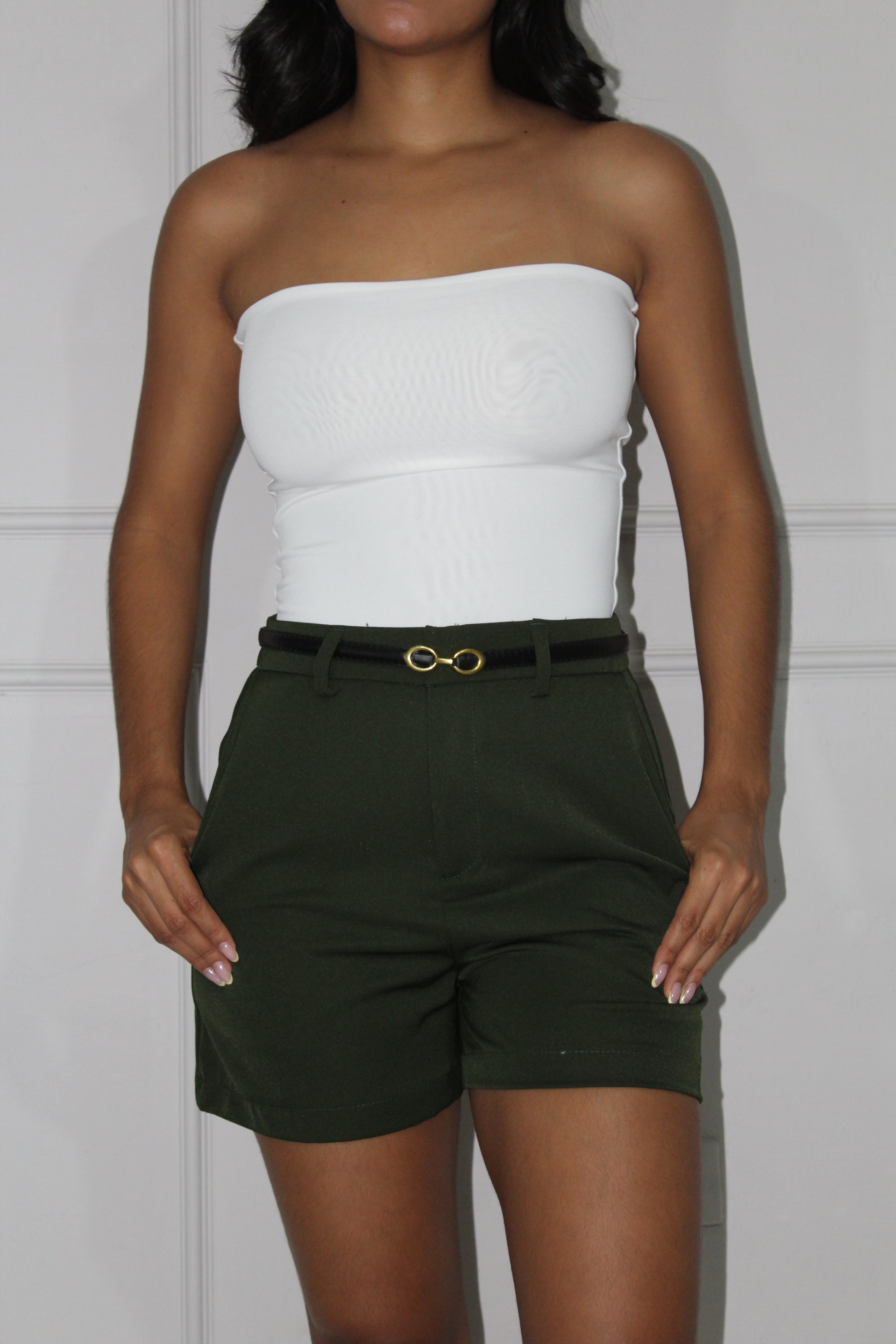 Bermuda Clasic Verde Militar