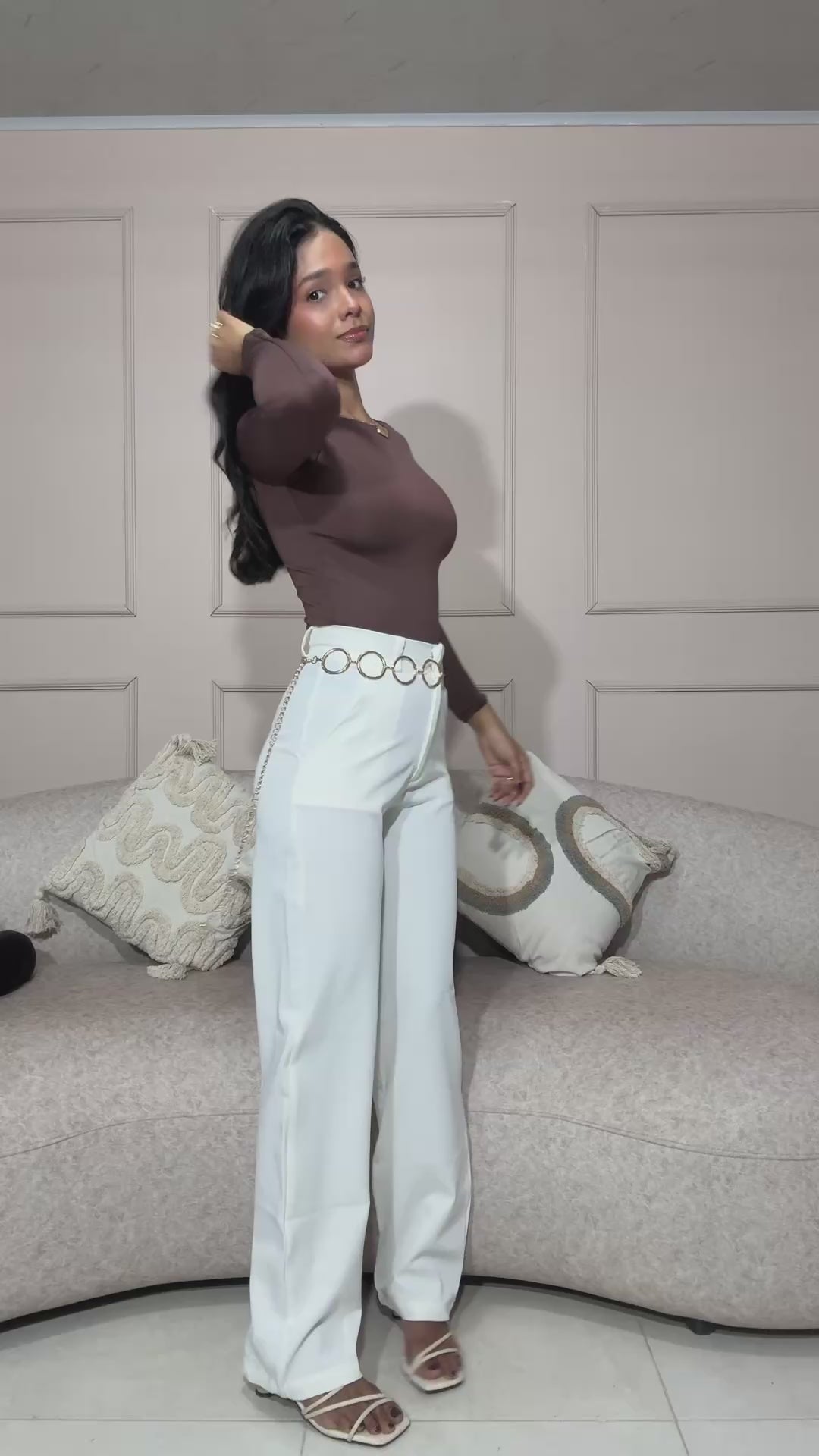 Pantalón Clasic Blanco Hueso (Sin Pinza)